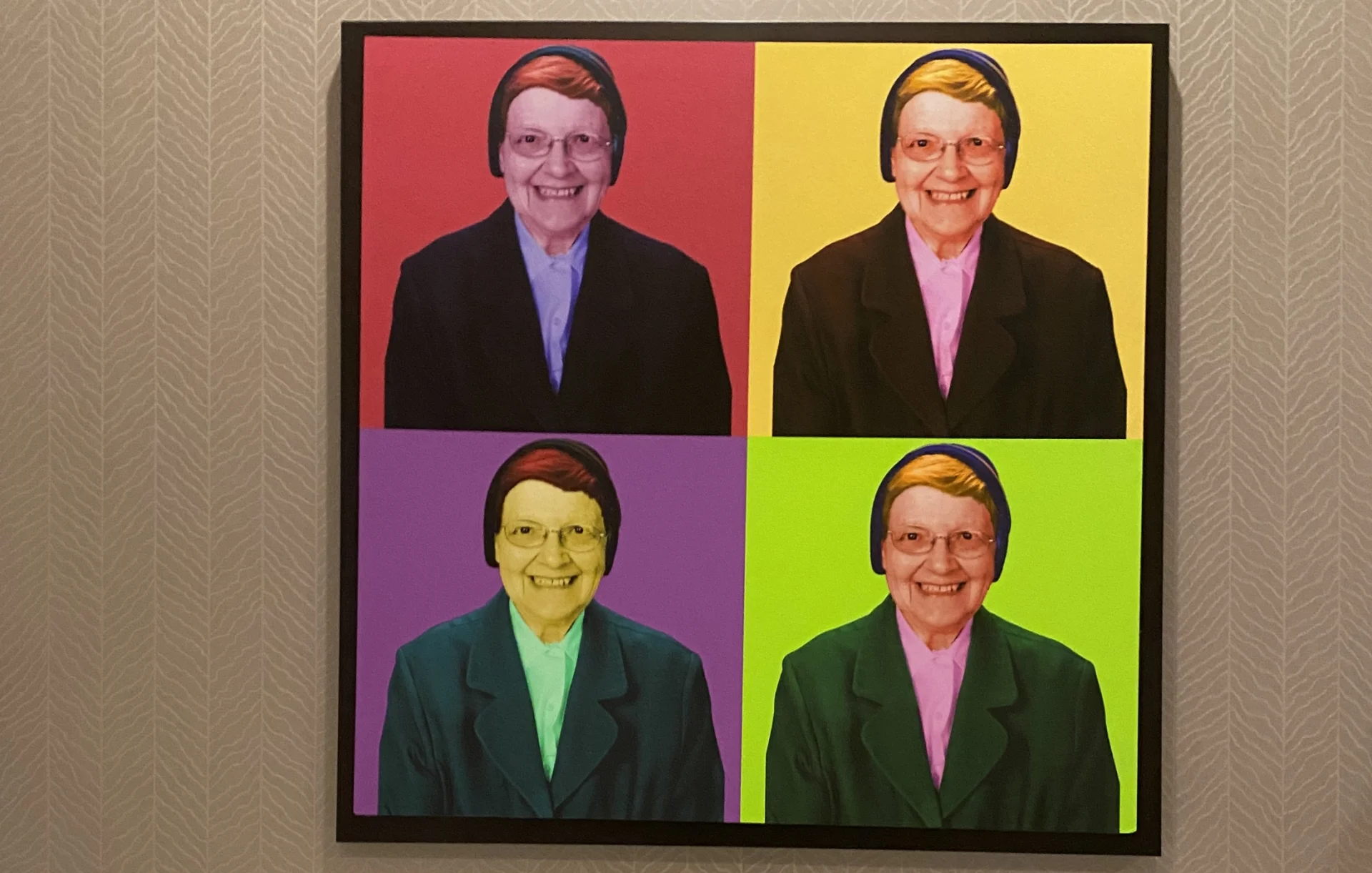 colorful artwork of Sr. Barbara Paci