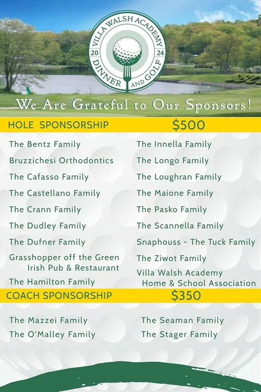 hole and coach sponsors graphic