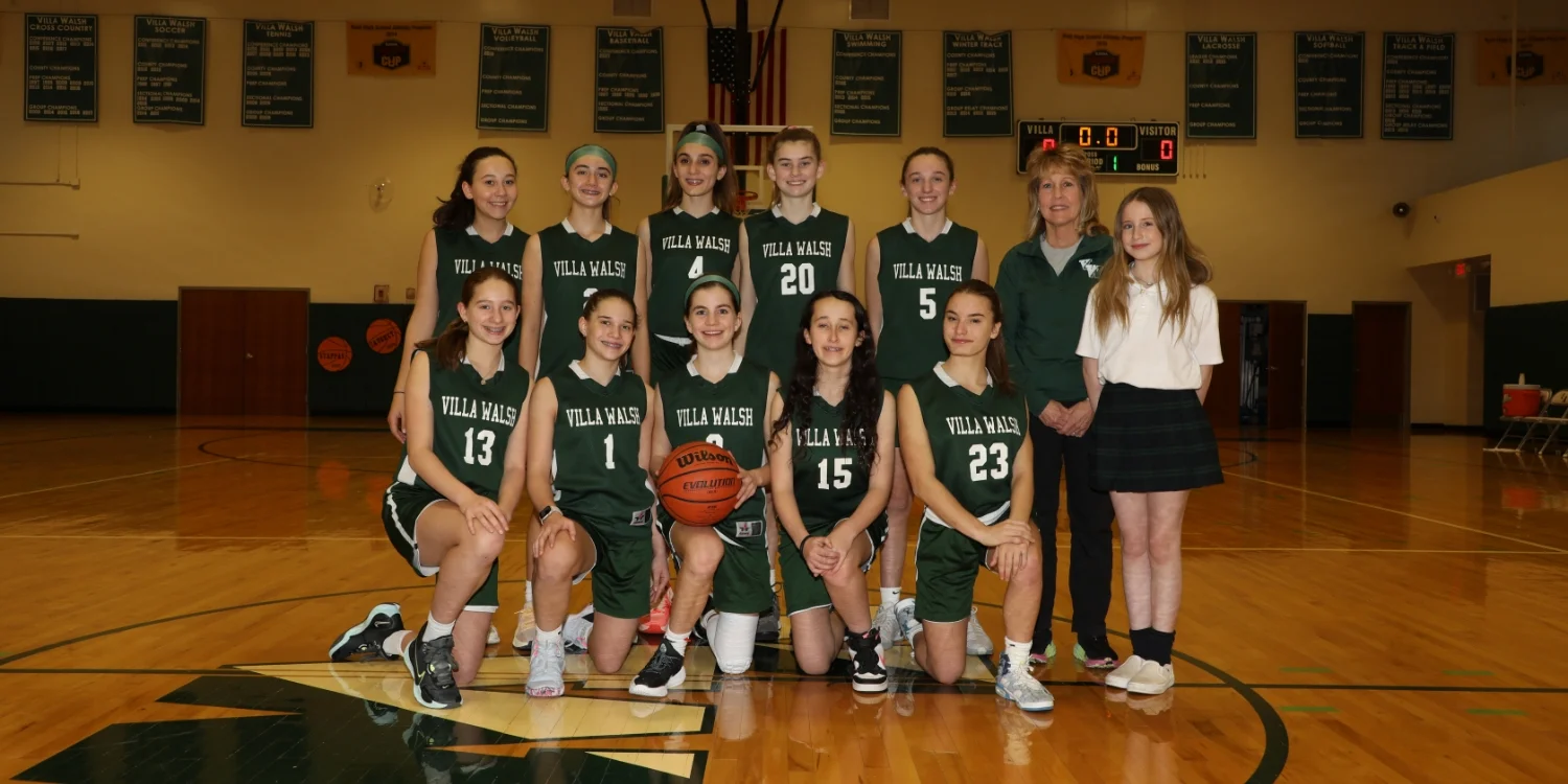 VWA middle school basketball team