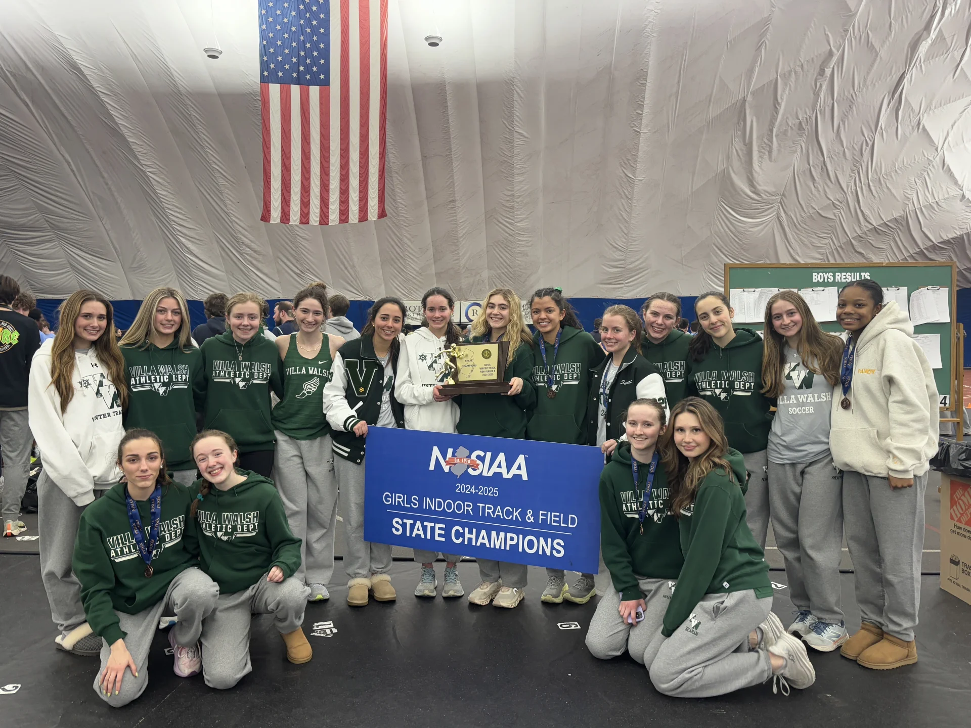 VWA Winter Track - Non-Public B State Champions - third year in a row